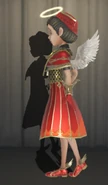 Flaming Angel In-Game Model Left-Side View