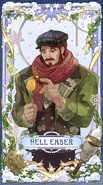 "Even in the cold winter sky with falling snow, the warm memories of family remain as a single flame still burning to this day." - 2025 Global Character Day Art (Twitter)