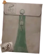 Monstrous Bird's Case File, in an envelope.