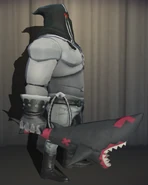 The costume as seen from the right side