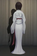 Sae Kurosawa In-Game Model Back View.
