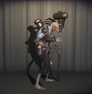 Library Warden In-Game Model Right-Side View