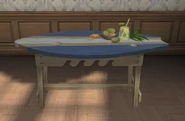 The table as seen in a player's lobby.