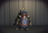 Easter Egg Carriage seen from the front view.