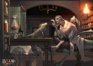 "Knowing it's a trap but heading towards it anyway." - 2021 Chinese Character Day Art (Weibo)