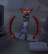 The charge meter while using Spy once the accessory is equipped