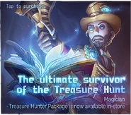 The ultimate survivor of the Treasure Hunt - In-Game Package Poster