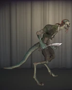 Evil Reptilian Worn Clothes In-Game Model Right View