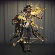 Folk Musician In-Game Model Front View.