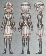 Valkyire Concept Art from the Official Japanese Art Book