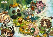 2025 Panda Birthday First Artwork (Weibo)