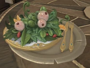 Detailed View of the Dish