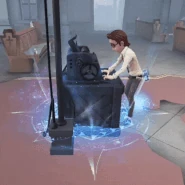 Seal of Infamy transition effect upon obtaining the maximum decoding buff.