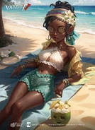 "Patricia lives for summer and what better way to celebrate the joy than with her latest package!" - Tropical Holiday and Costal Garland Poster (Twitter)