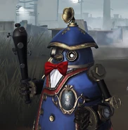 On the portrait badge of Easter Egg Carriage