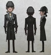 Mr. Inference Concept Art from the Official Japanese Art Book