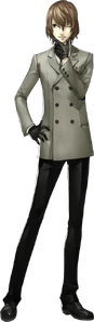 Goro Akechi from Persona 5, who the costume is based on