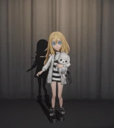 Little Girl's motion with the matching costume Rachel Gardner equipped