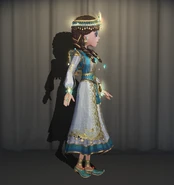 Shining Feather In-Game Model Right-Side View.