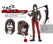 Fullbody art of Zack (Isaac Foster) from Angels of Death.