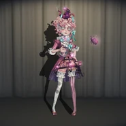 Ms. Saucer In-Game Model Front View.