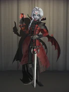 Bloody Sword In-Game Model Front View.