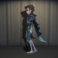 Knight Blue In-Game Model Left View