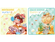 Candy Girl (left) featured on a handkerchief in the Dessert Theme Series.