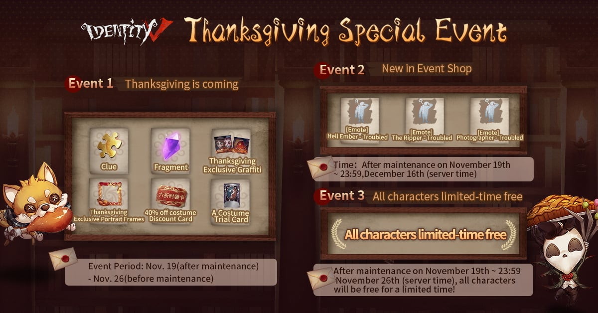 New thanksgiving update