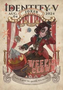 "The smile is etched deep in bones, but the fire within, wrapped and hidden, will never be extinguished." - 2024 Weeping Clown Global Character Day Art (Weibo)