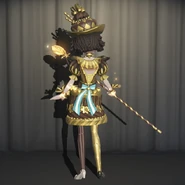 Golden Cake In-Game Model Back View