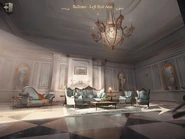 Manor's ballroom left rest area