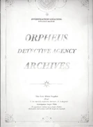 Orpheus Detective Agency Archives folder cover