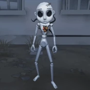 Accessory effect on the doll, front side.