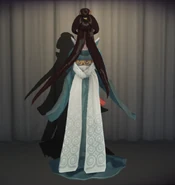 Cyan In-Game Model Back View