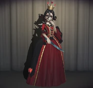 Queen of Hearts In-Game Model Front View.