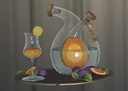 Front view of the dish