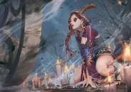 Prietess Release Artwork by @barabababaart (Twitter)