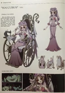 Succubus' Concept Art in "The Pure White Prophet" Package