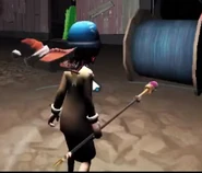 Appearance of the late beta Cane during her beta release.