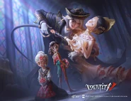 "He sculpts a wonderful dream made in wax heaven but alas, she perished before his return. Agony lies deep within his veins" - Season 18 Essence 2 Poster by 叉立方 (Twitter)