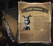 Guiding Spirit's introduction in the Daily Featured login pop-up in the 2020 Halloween event