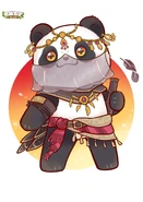 "Jiang Yue's God of War, the handsome Wuyanzhu... Wuwu was given too many names~ What? Do you want to eat 553 sticks too?" - WuWu Manor Universe Crow (Weibo)