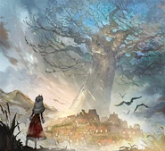 5th Anniversary Chapter II PV Art by @DemizuPosuka (Twitter)