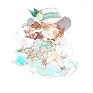 Sea Salt Mocktail Chibi (WeChat)
