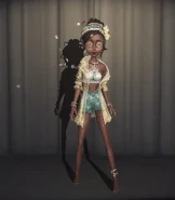 Emote Appearance with its matching costume Tropical Holiday