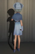 Quiet Blue In-Game Model Back View