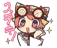 Official LINE sticker (LINE store, Twitter)