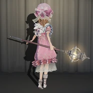Bunny as it appears in the Appearance Menu with its matching costume Eversleeping Girl