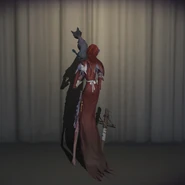 Dahlia In-Game Model Back View.